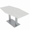Skutchi Designs 33.5 in W, 59.5 in L, 29 in H, Engineered Wood Top, White HAR-HEX.IR-34x60-DOU-WHCYPRESS - alternate 1